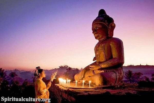 Do Buddhists pray to god?