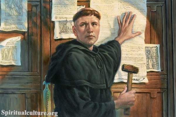 95 theses of pastor Martin Luther