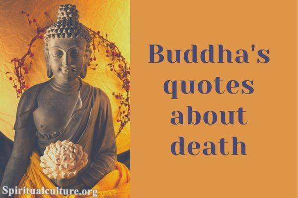 Buddha's quotes about death