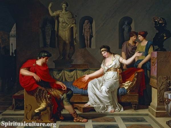 Julius Caesar and Cleopatra