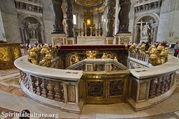 St. Peter&#8217;s Basilica in Rome, Italy