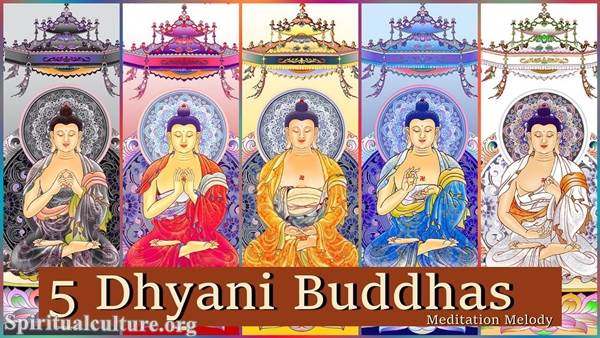 The five Dhyani Buddhas