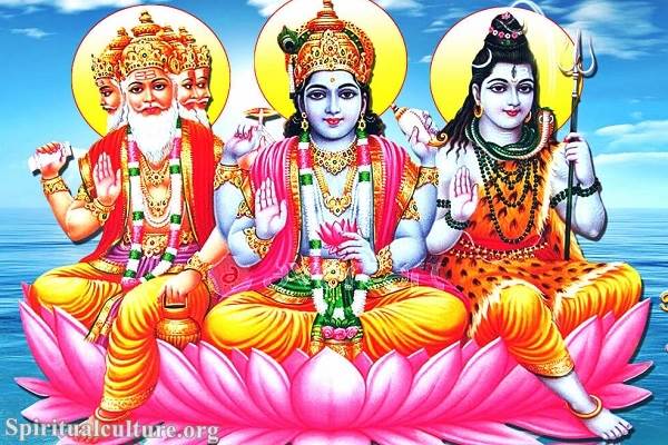 The Hindu Trinity - Three Hindu gods