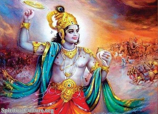 Krishna god.